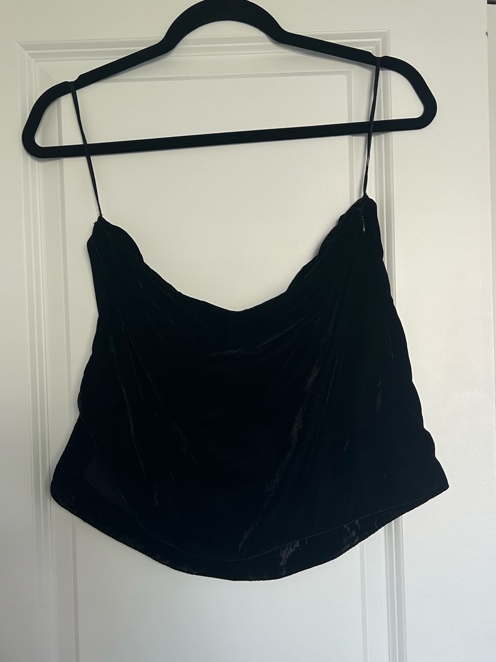 Free People Black Mini Skirt